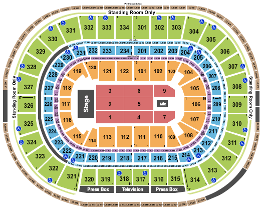 United Center Gabriel Iglesias Seating Chart